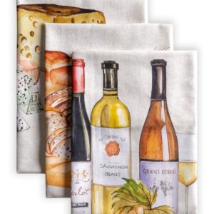 Maison d' Hermine 100% Baumwolle Küchentücher Set, weich und saugfähig für Geschirrtücher und Barhandtücher, OEKO-TEX, (