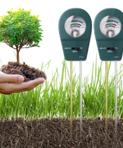 3-in-1 Bodentester – pH-, Feuchtigkeits- & Bodenfruchtbarkeits-Messgerät für Garten, Rasen & Außenpflanzen