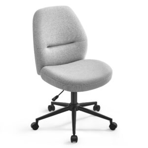 SONGMICS Home Bürostuhl OBG044G01V1 - breite Sitzfläche & höhenverstellbar | Taubengrau für Büro & Homeoffice | SONGMIC