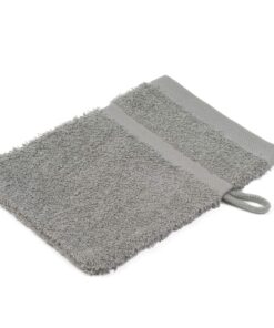 Gözze Waschhandschuh 4er-Set – 100% Baumwolle, 16 x 21 cm, weich & saugfähig, hautfreundlich & maschinenwaschbar – Silbe