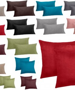 Cashmere Touch Kissenhülle 2er Set für Sofa Kissen - Rosé - 40x80 cm
