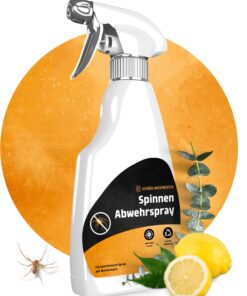 Schädlingsmeister Spinnen Abwehrspray -Effektive Spinnenabwehr mit Eukalyptus & Chrysanthemum-Extrakt - Made in Germany