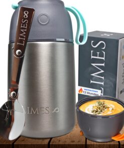 Thermobehälter Edelstahl 700ml - Thermo Lunchbox für Suppen & Babynahrung