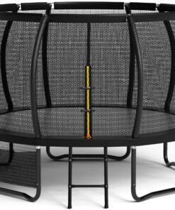 Flamaker Trampolin Outdoor für Kinder & Erwachsene, Ø 427cm, Wetterfest und rostfrei