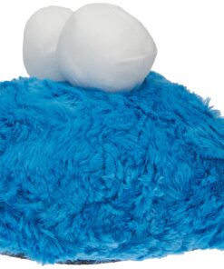 Krümelmonster Unisex Hausschuhe - Blau und Schwarz, 41/43 EU - Bequem zur Entspannung zu Hause - Anti-Schrammen undAnti-