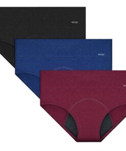 RFOGJV Periodenunterschwäsche - Atmungsaktiv, 95% Baumwolle für Frauen in verschiedenen Größen | RFOGJV Menstruationsun