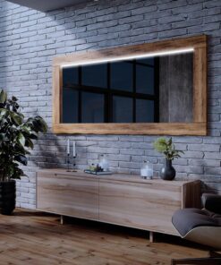 FORAM Led Badezimmerspiegel - Beleuchtung - Modell 110x70 - Anzahlung Bestellung - Modern Design - Ohne Rahmen