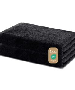 Lavea® Duschtücher 2er Set 60x120 cm – Weiche & saugstarke Baumwolltücher – Oeko-TEX 100 Zertifiziert – Wellness Badetüc