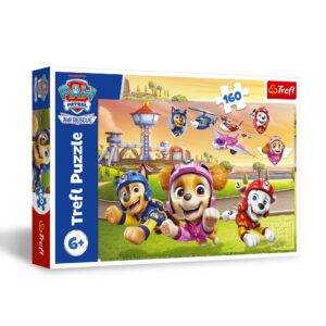 Trefl - PAW Patrol - 160-Pièce-Puzzle - Farbenfrohes Puzzle mit kreativer Unterhaltung, Spaß für Kinder ab 6 Jahren