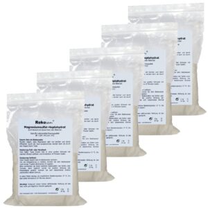 Rekosan ® Magnesiumsulfat Bittersalz Epsom Salz Lebensmittel-/Pharmaqualität für Erwachsene beim Baden