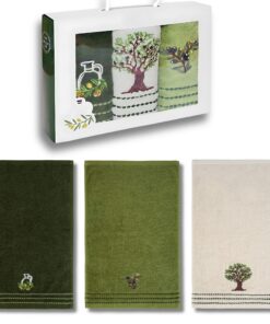 3er Pack kleine Gästehandtücher - Flausig - Baumwollgesichtshandtücher für Gäste - WC-Tücher 30x50 cm 3er Pack flausig