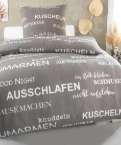 Dreamhome Warme Kuschel Microfaser Winter Bettwäsche 135x200 - ideal für Kälteabwehr in der Winteraison | Dreamhome The