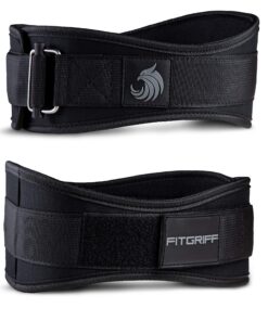 Fitgriff® Gewichthebergürtel V2 - Trainingsgürtel für Bodybuilding und Krafttraining - Crossfit, Fitness, Weightlifting