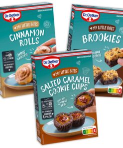 Dr. Oetker MY LITTLE BITES 3er Probier-Set Backmischungen für Süsslurger in der Küche