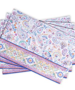 Maison d' Hermine Indian Floral 100% Baumwolle Tischsets | Küche | Frühling/Sommer Maison d' Hermine Indian Floral 100%