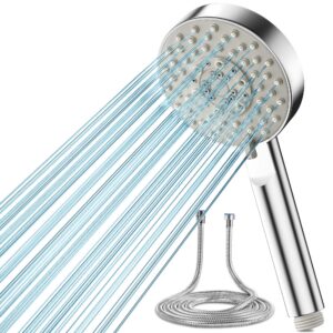 **Magichome Wassersparender Duschkopf 2M mit 5 Strahlarten für Hausbewohner bei Badewasserconomie** | **Magichome Hochd
