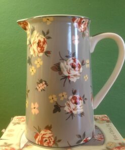 Vintage-Blumenmuster großer Krug für Hausbewohner im Wohnzimmer (LP91530) Vintage-Blumenmuster großer Krug zum Dekorie