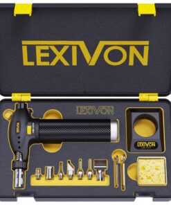 Lexion Butanbrenner, Premium Lötkolben Kit LX-771,-profispezifisch fuer Creme Brullee Backen und Löten (125 Watt Äquival