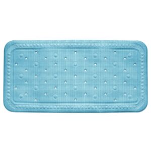 Kela 22378 Hellblau PVC-Weichschaumbeschichtete Badewanneneinlage, Mit Sauger, Suitable for Families, Suitable for Summe