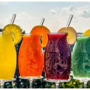 Topkapi 13-tlg Tiki-Set Morita Cocktailgläser - Für 6 Personen, 500 ml, XL, Partys und Tiki Bars
