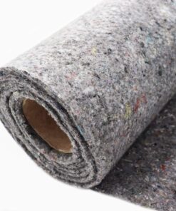 Aquagart Teichvlies – wasserdurchlässiges Bodenschutzvlies, 2 m breit, 3 m lang, 500 g, grau
