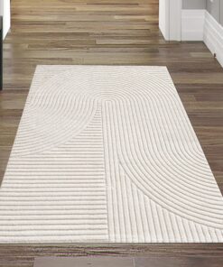 Teppich-Traum Flur Teppich 3D Bogen Muster Läufer modern 80x150cm Teppich-Traum Designerteppich Flur Diele 3D Bogen Must