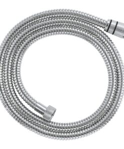 GROHE Vitalioflex Metallbrauseschlauch - für Duschen, robust undhitzebeständig, chrom, 1500 mm, verstärkte Verstärkung,