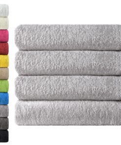 NatureMark Duschtücher 4er-Pack 70×140 cm – 100% Baumwolle, OEKO-TEX STANDARD 100