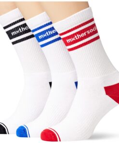 Mxthersocker Unisex ClassicSocken - Eighty Eight / 3 Pack Fashionable und Comfortable Socken für Alle Altersgruppen im A