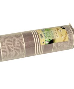 Papstar - ROYAL Collection PV-Tissue Mix Tischläufer, stoffähnlich - 24 m x 40 cm braun "Elegance" auf Rolle