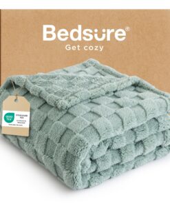 BEDSUREWarm,KuscheldeckeFlauschig,Fleecedecke&Wolldecke,Grün,150x200cm,DekorationfürZimmer&Durchsatzdezogen