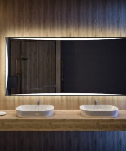 Artforma Badspiegel mit Beleuchtung - Modernes Design - Individualbestellbar - 110x70 cm - Led Beleuchtung - Badezimmer