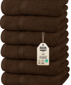 Utopia Towels Handtücher Baumwolle 600 g/m² 6 Stück OEKO-TEX STANDARD 100 Utopia Towels Baumwolle 600 g/m² Kindersicher