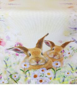 KAMACA Frühling Ostern Bunt Waschbar Tischläufer Küche Esstisch Dekoration (40x140cm)