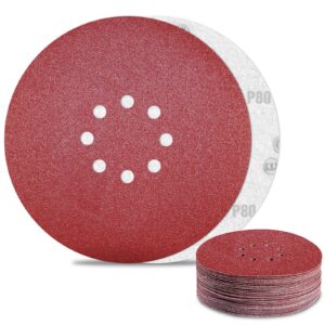 **Schleifpapier 225mm Klett 80 Körnung 30 Stück für Trockenbauschleifer** | **Schleifscheiben 225mm Klett 80 Körnung 30