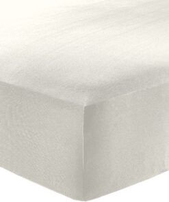 Erwin Müller Spannbettlaken Microfaser Interlock-Jersey weiß für Familien - 130x190 cm - 200x230 cm