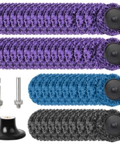 PMIQSA Reinigungsscheibe Set 50 Stücke 50mm CSD Scheibe für Winkelschleifer + Grobreinigung Beton Rostentfernung Metall