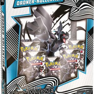 Pokémon-Sammelkartenspiel: Ordner-Kollektion Karmesin & Purpur – Schwarze Blitze (Zekrom-Ordner & 5 Boosterpacks) + [Son