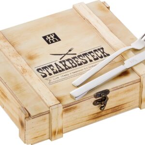 ZWILLING 07150-359-0 Steakbesteck 12-teilig für Fachmenschen mit Edelstahl | ZWILLING 07150-359-0 Steakschneidezeug 12-