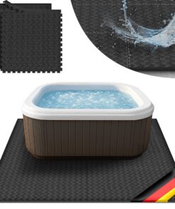 tillvex® Whirlpool-Unterlage Bodenschutzmatte – schützt & isoliert (Thermo), eckig 200 cm