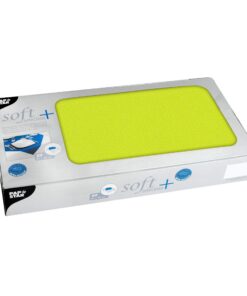 Papstar soft selection plus Vlies Mitteldecken limonengrün 80x80 cm #84917