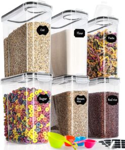 GoMaihe 4L Luftdichte Vorratsdosen 6er Set aus Recyceltem Plastik GRS-zertifiziert
