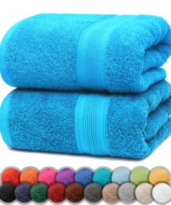 NatureMark Duschtücher 2er-Pack 70×140 cm – Premium Qualität, OEKO-TEX STANDARD 100