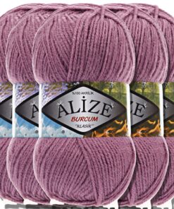 Alize Klassik Classic Turkish Premium Wool Garn Baby Strickgarn (Rose | 28)