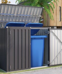 YODOLLA Mülltonnenbox Wetterfest für den Außenbereich