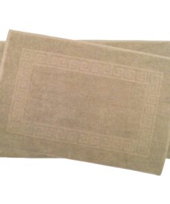 Julie Julsen 2er Pack Badvorleger 50 x 80 cm Baumwolle Premium Qualität Dusche Design Spiraleショー