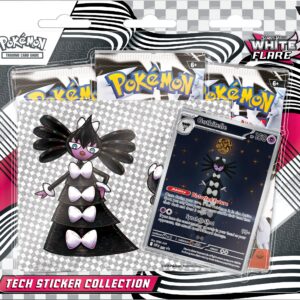 Pokemon TCG Scarlet & Violet 10.5 White Flare Tech Sticker Blister Pack - Sammler für Fans - Perfect für Pikachu-Hauser