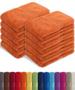 AR Line Gästehandtücher – 10er Pack (30 x 50 cm), 100% Baumwolle, 500 g/m²