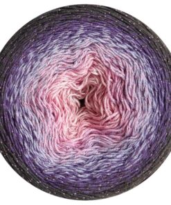 YarnArt Blumen Moonlight Glitter Baumwollgarn Regenbogen-Häkeln metallisches Lurex-Handstrick 260g 900m Sport-Garn