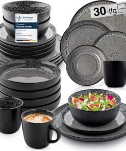 SÄNGER Sydney Kombiservice 6 Personen VALUE COLLECTION Geschirr Set spülmaschinen- mikrowellen- kratzzahlfest